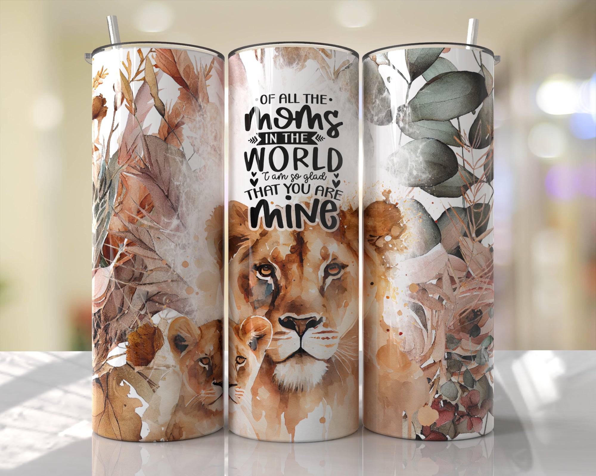 Mother's Day Lion Tumbler